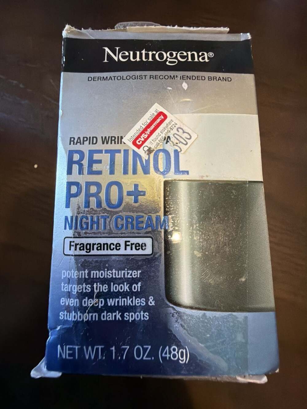 Neutrogena Retinol Pro+ Night Cream Size 1.7 Oz